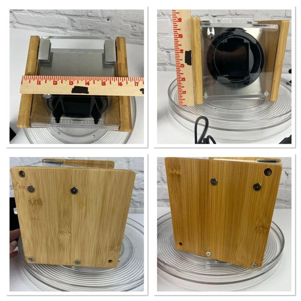 Watch Winder Smith Single Automatic Watch‎ Winder Box Bamboo Tested Works